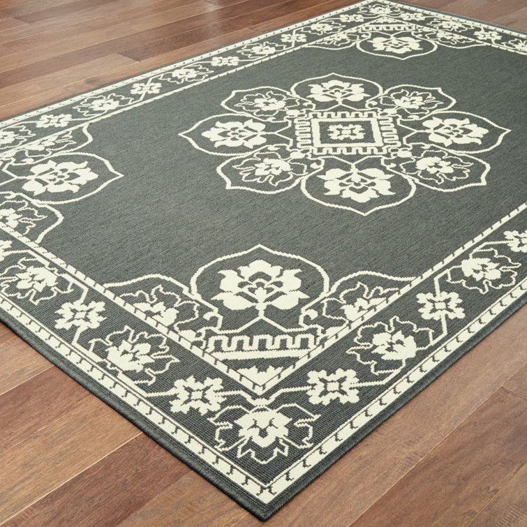 Junor Oriental Indoor / Outdoor Rug