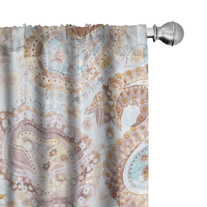 Semi Sheer Curtain Pair, 28" W x 84" L