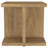 Modern Metron Mango Square End Table