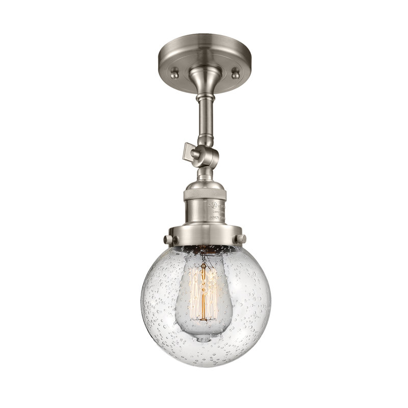 Clementina Dimmable Bath Sconce, Clear, Brushed Satin Nickel, Bulb Not Included