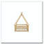 Lit simple en forme de tente, lit tipi avec garde-corps, lattes et porte-471273684