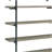 Black and Grey Driftwood 4-tier Wall Shelf-593127918-593127905