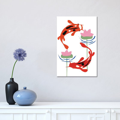 Koi Fantasy II by Alicia Ludwig - Wrapped Canvas Gallery-Wrapped Canvas Giclée