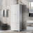 Tall Storage Cabinet With Two Drawers For Bathroom/Office