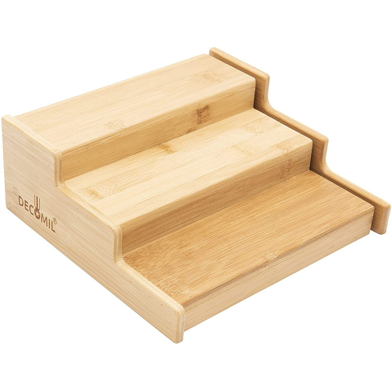 Freestanding Bamboo Spice Rack