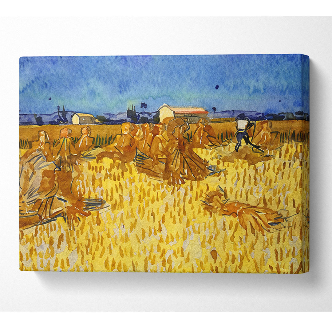 Maisernte in der Provence von Van Gogh - Druck