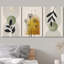 Illustration de pissenlit abstraite de style Mid-Century moderne bohème, images murales de salon moderne et chic, impression sur toile encadrée, ensemble de 16 pièces x 16 po x 3 pièces, 24 po x 36 po x 3 pièces-119390182-87392604-87392606