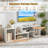 2 Pcs Adjustable Tv Stands With Storage Cubes For Tvs Up To 55 Inches Cabinets -1984945153