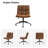 Cambrynn Leather Swivel Tilting Task Office Chair-1568712272