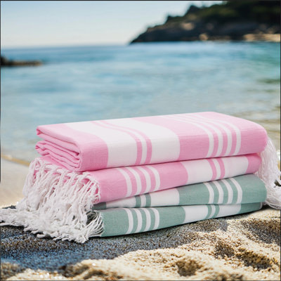  Ensemble de serviettes de plage Salty Stripe
