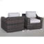 Chaise de patio avec coussins 2-578334502