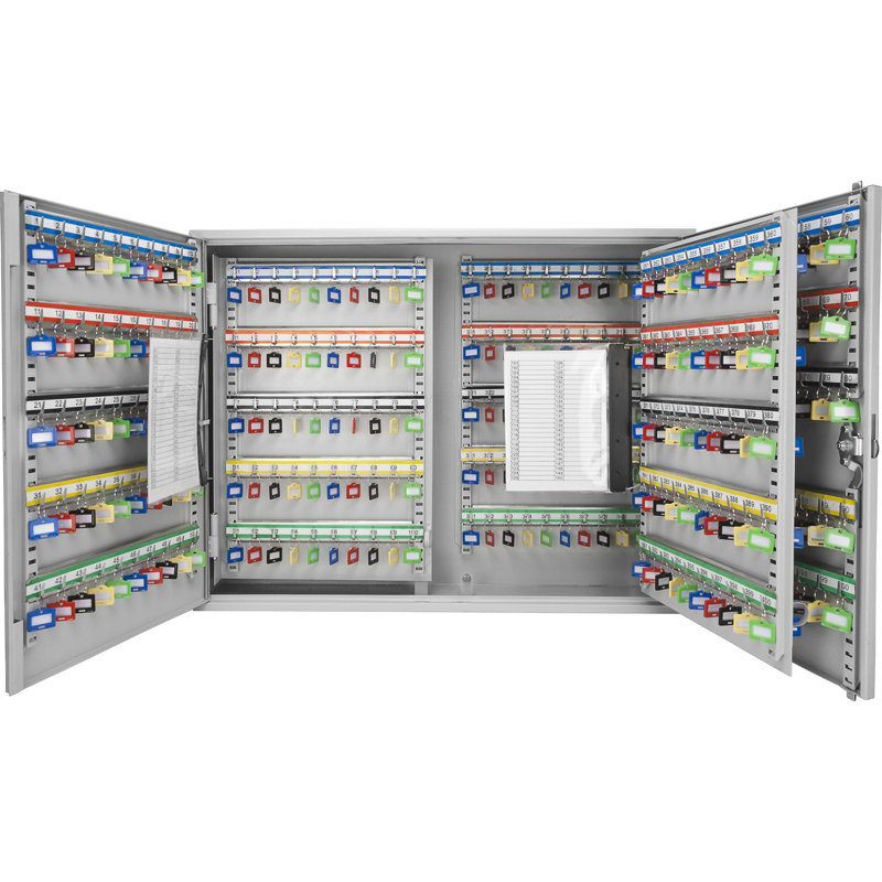 Armoire 400 clés à clé réglable avec serrure à clé, H 21,75 po x l 25,25 po x P 5,75 po