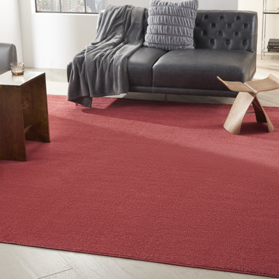 Tapis traditionnel rouge Yolonda