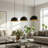Elara 3-Light Kitchen Island Linear Pendant