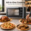 HOMCOM Toaster Oven with Rotisserie