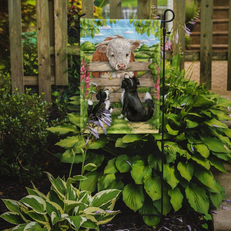 Double Sided Polyester Animal Garden Flag, 15" H  x 11" W