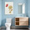 Plantes et fleurs, papillon rouge, art sur toile
