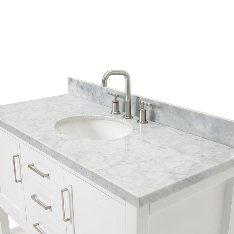 Bayhill 49'' W Single Vanity, White