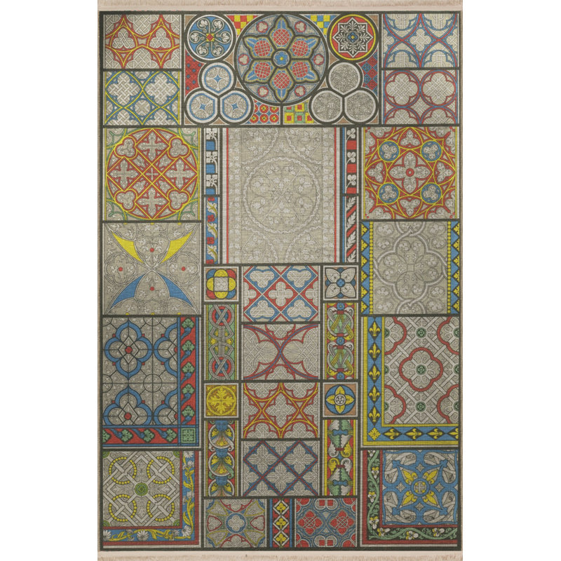 Tapis rectangulaire Xaven, Tapis de couloir 3 pi 4 po x 9 pi 11 po