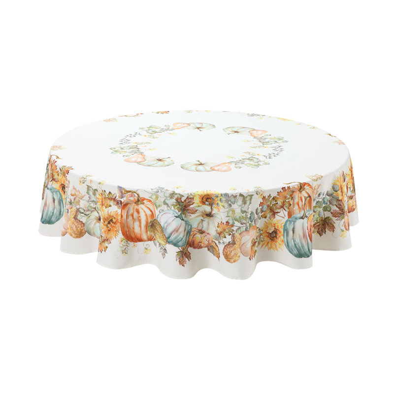 Harvest Sun Round Tablecloth