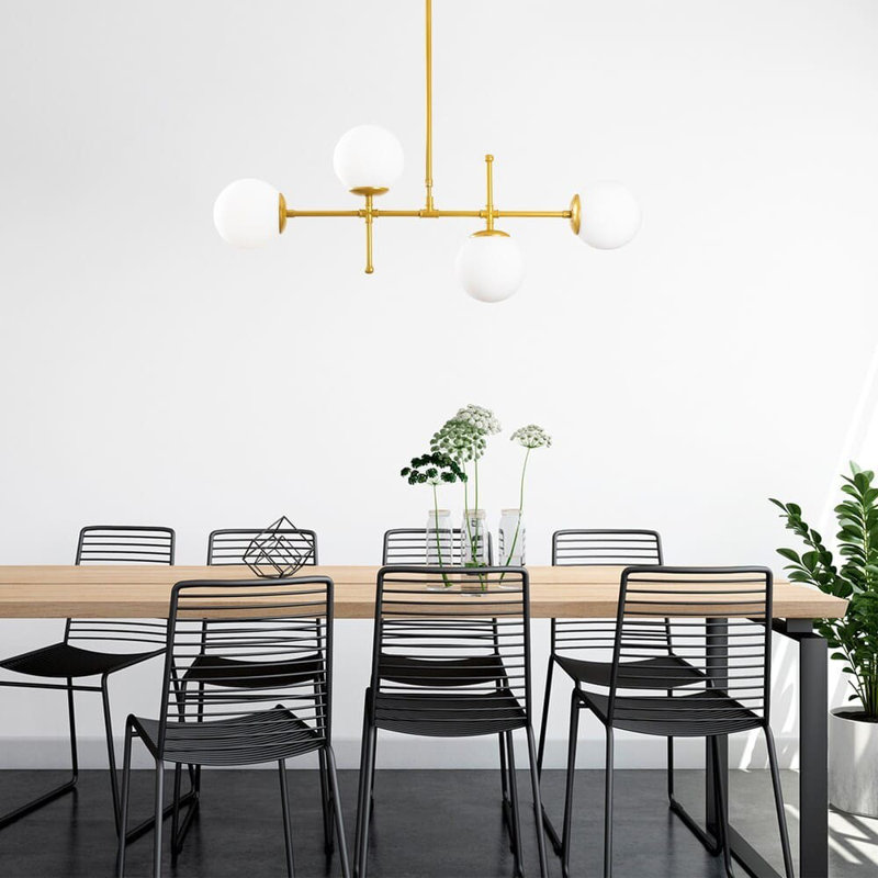 Mirari 4 - Light Gold Kitchen Linear Pendant