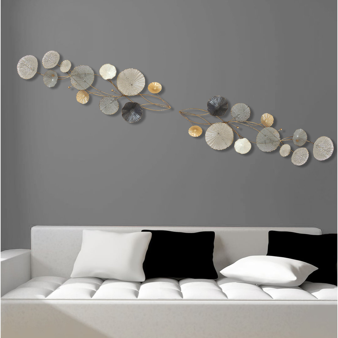 Stylized Nymphs Metal Painting Wall Décor
