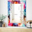 Miroir décoratif Floating Hearts with Squared Pattern-40101524