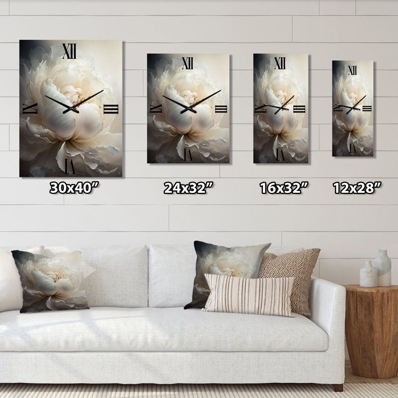 Horloge murale Jasyra, H 32 po x l 16 po x P 1 po