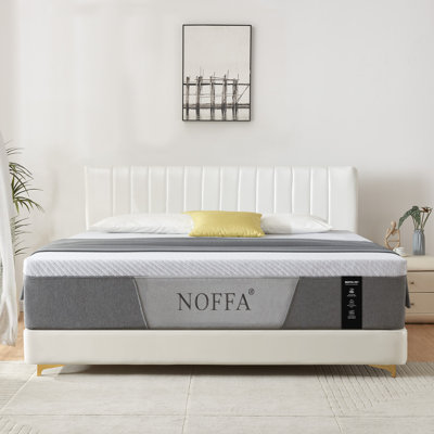 Full Mattress 12 Inch Cooling Gel-Infused Memory Foam Mattress, 3-Layer Support, Removable Washable Cover, Medium-Firm Feel, Mattress in a Box with CertiPUR-US Certified