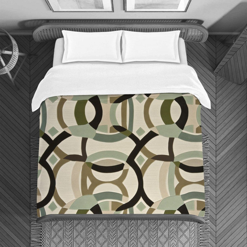 Abstract Duvet Cover, Twin Duvet Cover