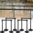 VEVOR 35.4'' H x 79.2'' W Stanchion System