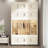 Portable Wardrobe with Multiple Compartments and Hanging Rod for Efficient Storage