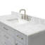 Ensemble de meuble-lavabo simple 54 po avec plateau en marbre de Carrare Aberdeenshire-85364036
