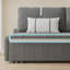 Canapé-lit causeuse gris foncé 100% polyester-1189142205