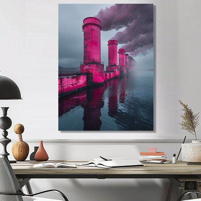 Mono Electric Dreams Power Plant II - Power Plants Wall Art Living Room
