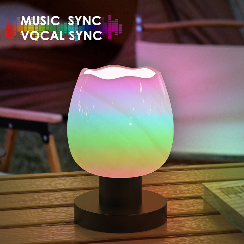 Smart Colourful Bedside Table Lamp For Bedroom Nightstand Lamp Decor