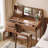 Makeup Vanity with Light mirror,4 drawers,1 chair