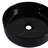 Above - Counter Round Ceramic Sink For Bathroom, Black And White Art, Baked Glaze, Smooth , 15.24 In Width, Depth, 4.58 Height, 19.05 Lb Art Basin , Easy To Clean, Three Layer Stain ,-960313898