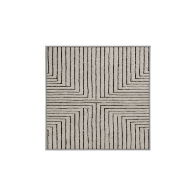 Tapis gris lavable à la machine
