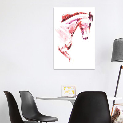 Garnet Horse I by Julie T. Chapman - Wrapped Canvas Painting