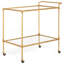 Tenasia Metal And Glass Bar Cart