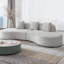 Canapé modulaire rembourré en velours côtelé avec coussins Jeenarine-118568681