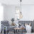 Newtowne Wood Geometric Chandelier
