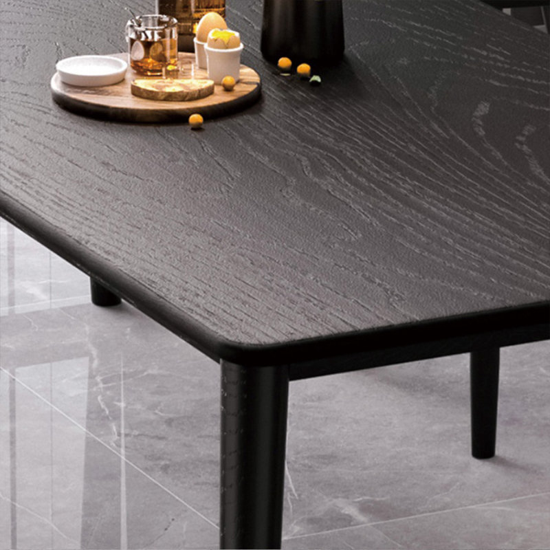 Durable all-solid wood dining table, 29.52" H x 78.74" L x 31.49" W