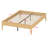 All-in-One Low Profile Bed Base Featuring Durable Wood Slats and Sturdy Metal Bracing, Simple Setup Design-1963804295