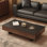 Minimalist rectangular coffee table