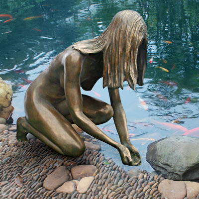Statue de jardin dame du lac