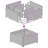 vidaXL Fire Pit Brown 31.50 x 31.50 x 15.75 in Weathering Steel-1586160563-1586160562