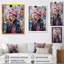 Portrait de femme pop art IV - Impression sur toile-88566020-88566021