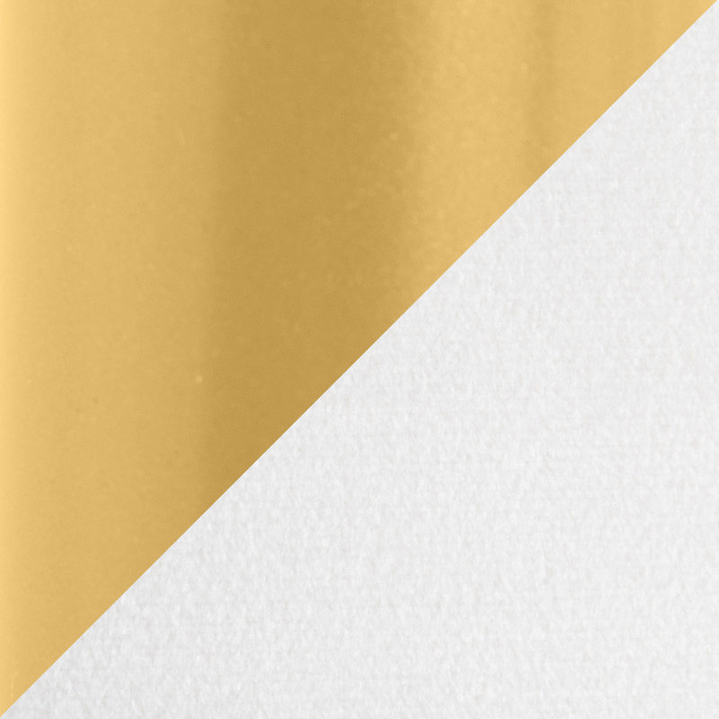 Lindsey Contemporary/Glam Queen Headboard In Gold Steel And Cream Velvet By Lumisource, Cream